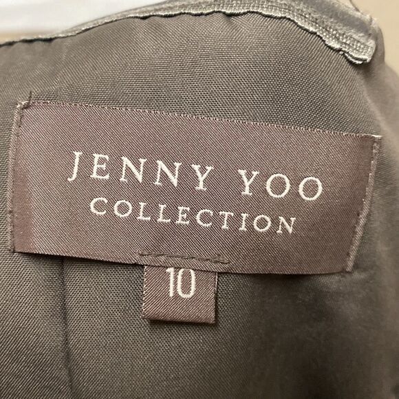 Jenny Yoo Collection Keira Convertible Chiffon Dress Size 10 - Picture 2 of 6